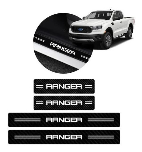 Sticker Protección De Estribos Puertas Ford Ranger