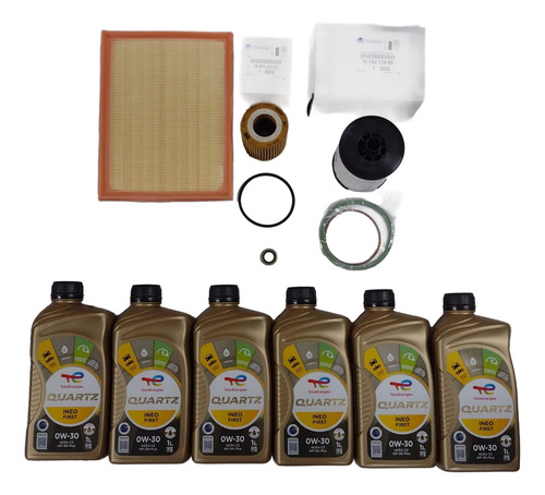 Kit Revisão 0w30 Citroën Jumpy Peugeot Expert 1.5 Original