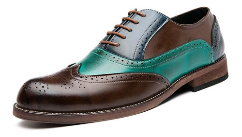 Zapatos Oxford Para Hombre Multicolor Talla 38-48