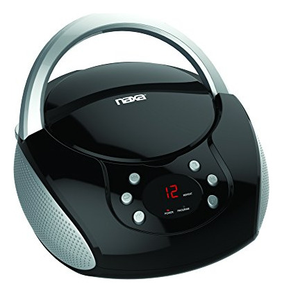 Boombox Cd Portátil Naxa Npb-240, Negro