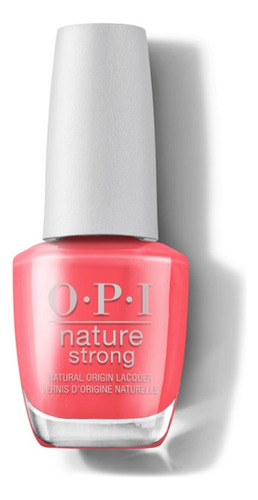 Opi Nature Strong Vegano Once And Floral Tradicional X 15ml Color Coral