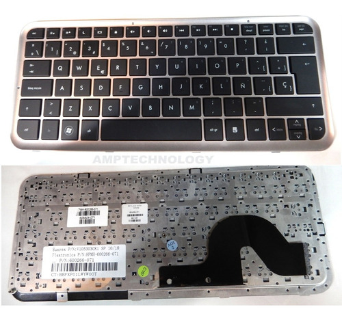 Teclado Laptop Hp Pavilion Dm3 Dm3-1100 Dm3-1000 Negro Opaco