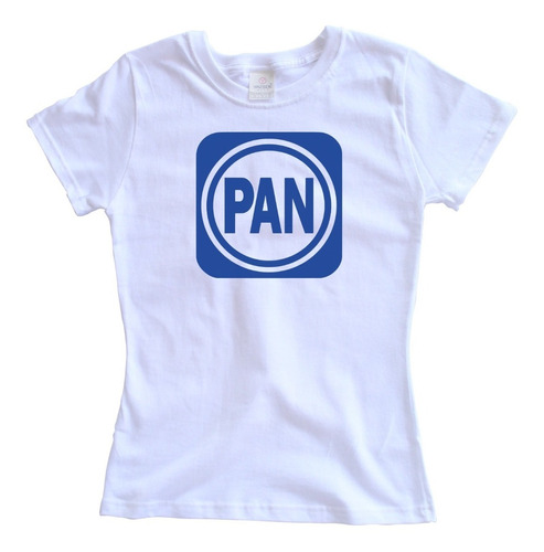 Pan Playera Hombre Mujer Partido Político 100% Algodón