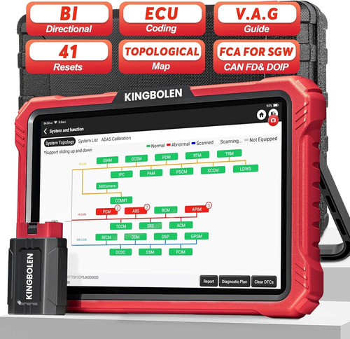 Escaner Profesional Kingbolen K10 Topologia Ecu Codificacion