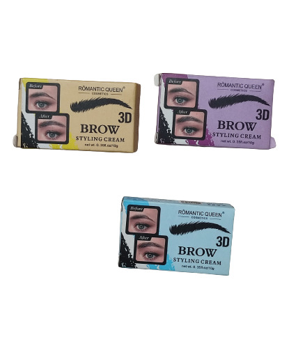 Pack De 3 Jabones Para Ceja Romantic Queen, Estilizador Ceja