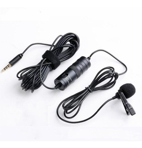 Microfone Lapela Gravador Voz Video Audio Plug P10 Mt-3301