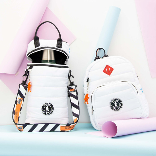 Imagen 9 de 9 de Mochila Matera Diamond Pop Blanco