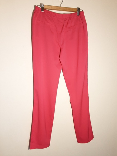 Imagen 6 de 10 de Pantalon Rosa Chicle Palazzo Corte Recto Y Bolsillos Talla S