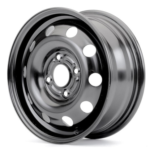 Imagen 3 de 8 de Llanta De Acero 5,5 X 14 (pintada Negra) Ford Fiesta Max
