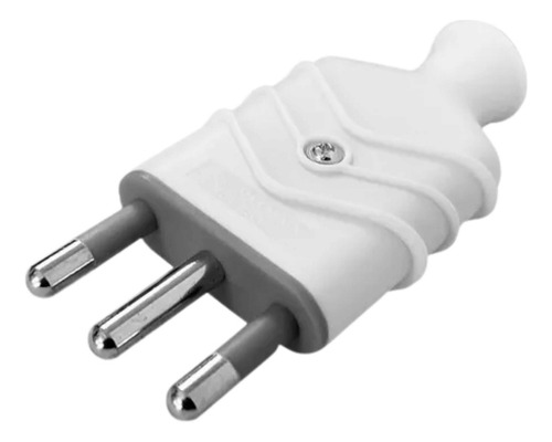 Enchufe Macho Volante Alta Resistencia 10a 2p+t 250v Sec
