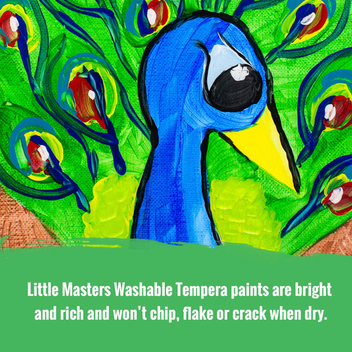 Pintura De Témpera Lavable Amarilla 1,89 Litros Paquete 1