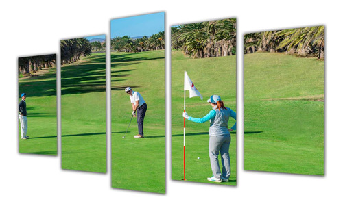 Cuadro 60x100cm Campo De Golf Deporte Aire Libre Verde P4