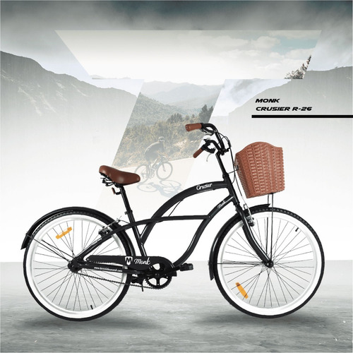 Imagen 8 de 9 de Bicicleta Urbana Aluminio Monk Crusier Rodada 26