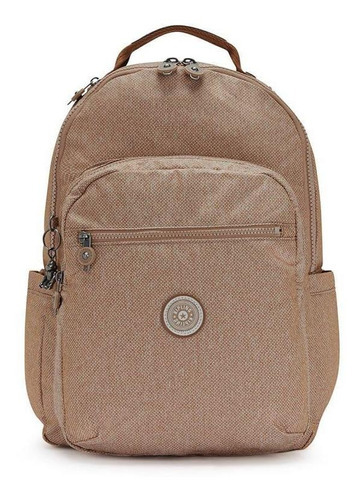 Mochila Kipling Seoul Bege - Tamanho Único Cor Harvest Gold