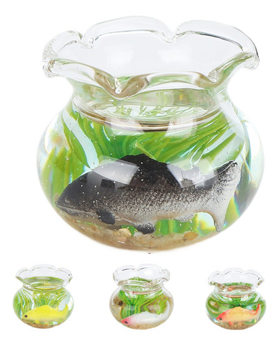 I Minipecera De Cristal Para Casa De Muñecas, 4 Piezas,