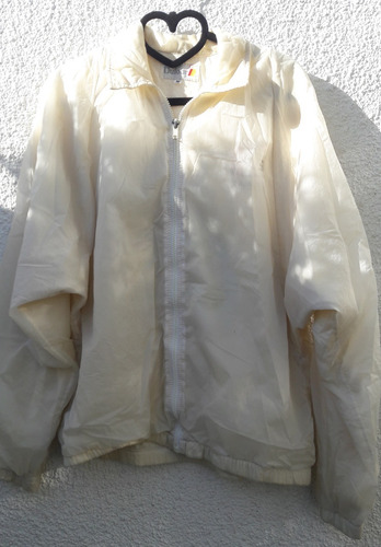 Campera Cire Deportiva Vintage 80s Color Crema
