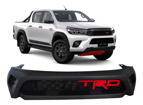 Máscara Trd Para Toyota Hilux 2016-2019 Con Logo
