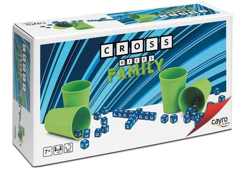 Juego De Mesa Dados Cross Dices Family - Tipo Scrabble