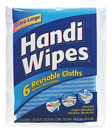 Handi Wipes 78436 Toallita Reutilizable De Papel, Rosa/verde