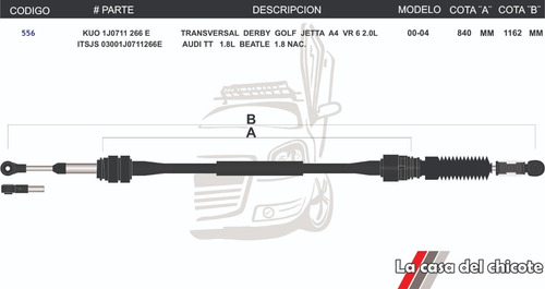 Chicote Selector De Velocidades Golf Jetta Derby A4 00/04