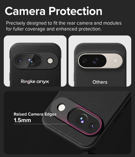 A Capa Ringke Onyx Se Sente Bem Na Mão Para O Google Pixel 9