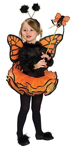 Disfraz Infantil De Mariposa Naranja - Talla S