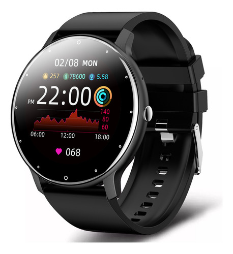 Reloj Inteligente Lige Bw0223 Bt Deportivo Impermeable Para Hombre Color De La Caja Negro Color De La Correa Negro Color Del Bisel Negro - $ 267.95