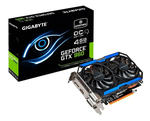 Placa De Vídeo Gigabyte Geforce Gtx 960 Oc 4gb Gddr5 128bit