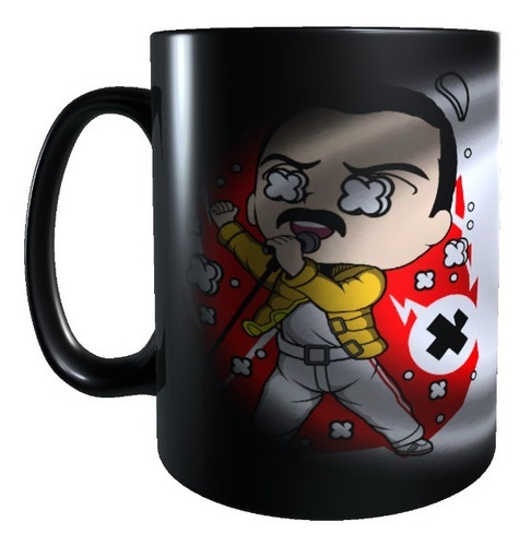 Taza Tazón Mágico, Cambia Color, Freddie Mercury, Queen