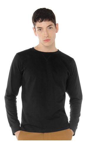 Remera Vicus Long Negro