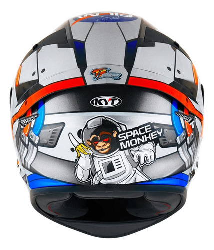 Capacete Kyt Tt-course Ratthapark Space Monkey 22 Rep 58