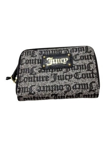 Billetera Juicy Couture Negra Con Gris 