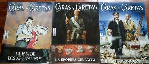 Lote X 19 Caras Y Caretas N° 2252 Kirchner 2010 Y Otras (Usado)
