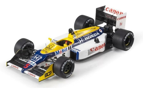 Williams Pole Position Y Ganador Mexico 1987 Nigel Mansell