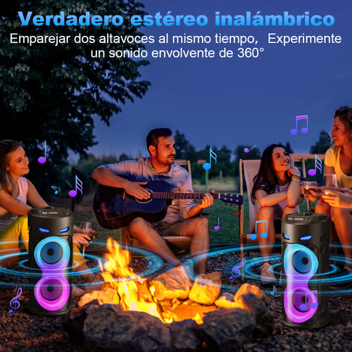 Recargable Subwoofer De Audio Portátil Inalámbrico Bocinas