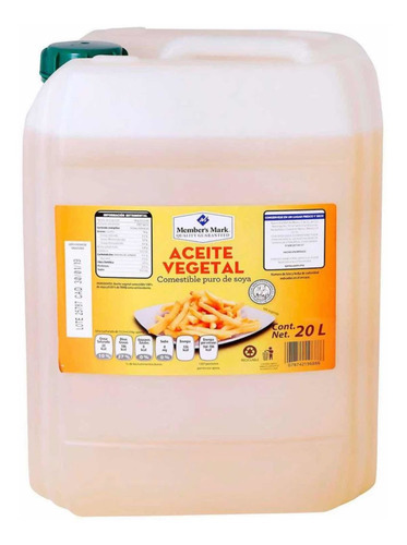Aceite Vegetal Members Mark 20 Litros
