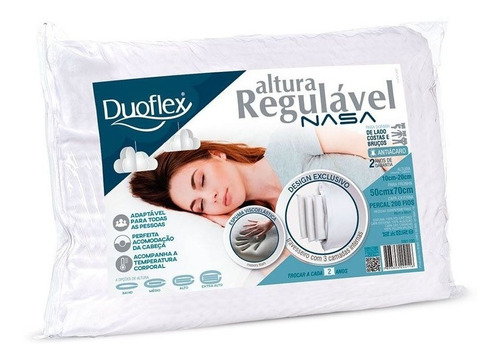 Almohada Altura Regulable Duoflex Nasa