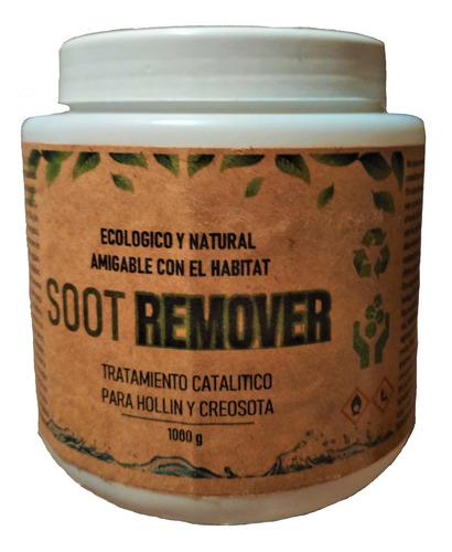 Deshollinador Ecológico Pote 1 Kg Para Chimeneas