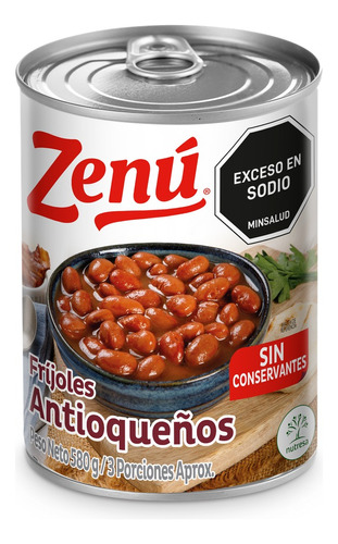 Frijoles Antioqueños Zenú 580 G - g a $23