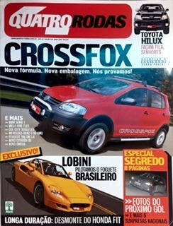 Revista 4 Rodas - Crossfox Nova Fórmula No. 538 - Abril 2005