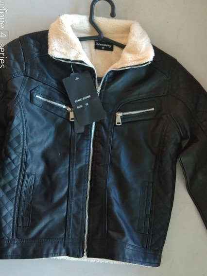 jaqueta de couro juvenil masculina