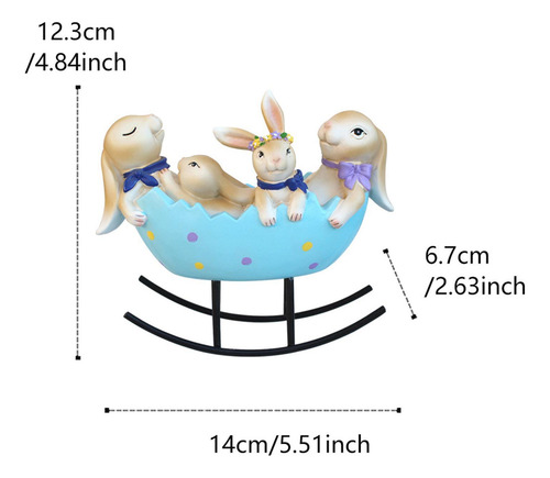 Pascua De La Estatua De Conejo De Conejo De Pascua Regalo De