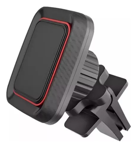 Soporte Auto Magnético Celular Imán Rejilla Regulable Negro