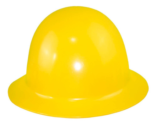 Capacete De Segurança Eletricista Aba Total Amarelo Com C.a