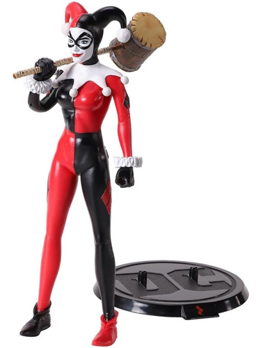 Bendy Figs Figura Dc Harley Quinn Jester Outfit 84647