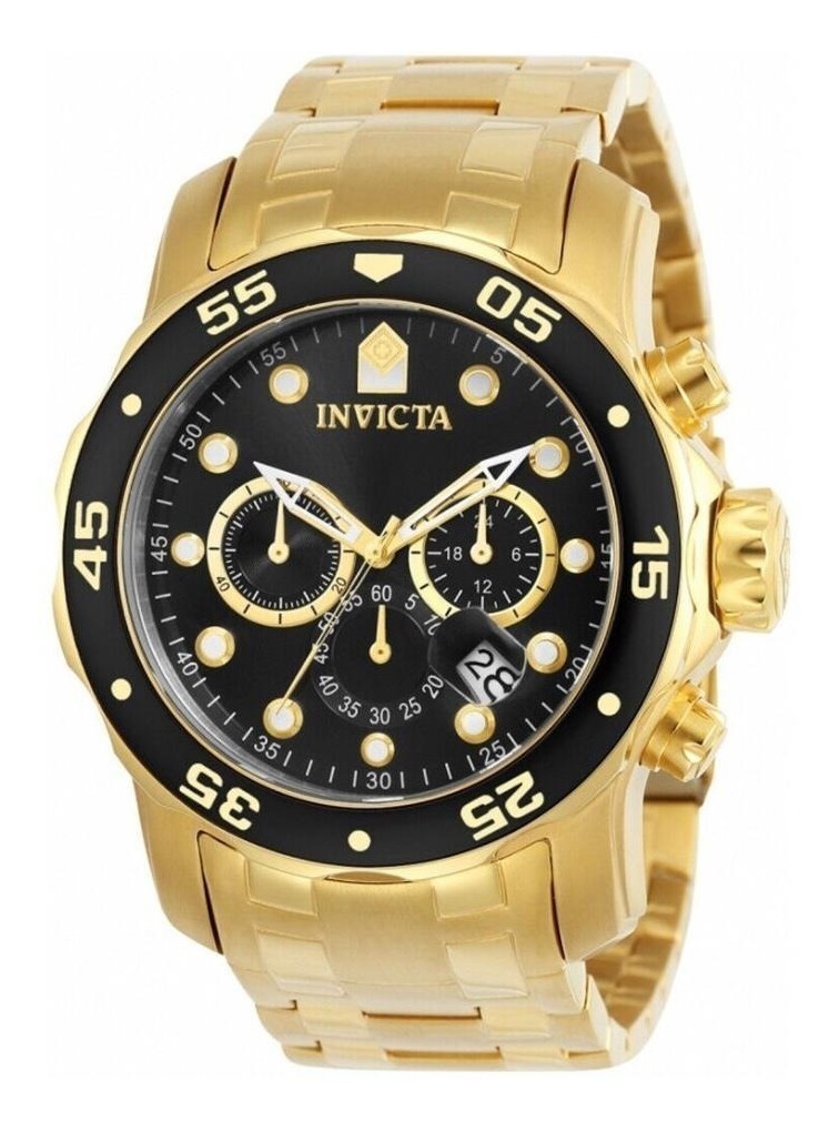 Relógio Invicta Pro Diver 21923 0073 Original Banhado A Ouro | Mercado