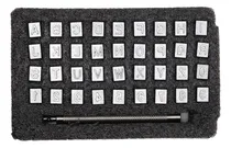 Comprar Juego De 36 Perforadoras Para Sellos Con Alfabeto Y Números