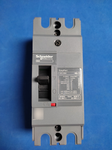 Breaker 2 Polos Marca Schneider Modelo Easy Pact. 220v