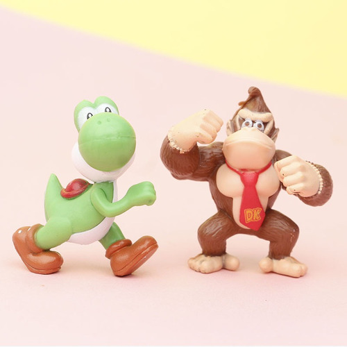 Set De Muñecos Mario Brothers, Luigi, Yoshi, Toad, 18