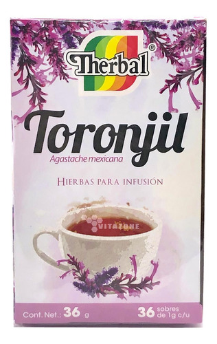 Imagen 2 de 3 de Toronjil Té 36 Sobres Therbal